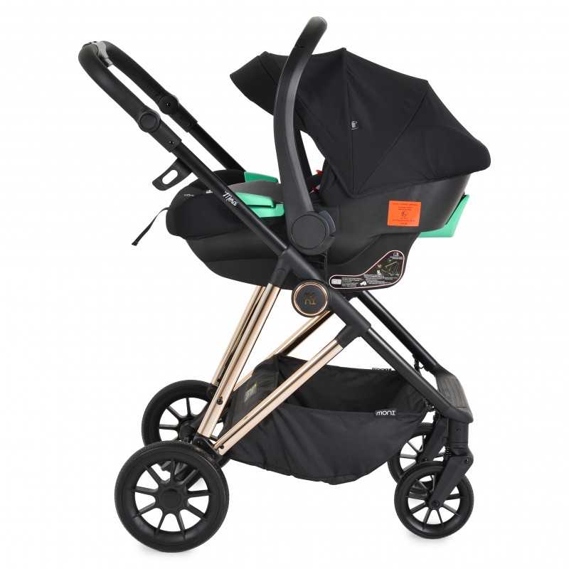 Комбинирана количка Merci 3 in 1 Stone-gray